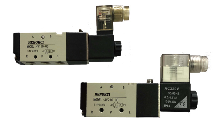 4V系列二位五通、三位五通電磁閥